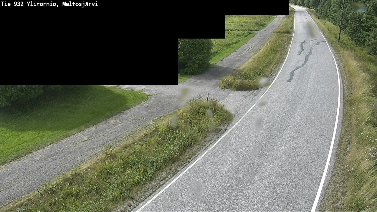 Weather Camera Image Road 932 Ylitornio, Meltosjärv, Ylitornio, Lappi