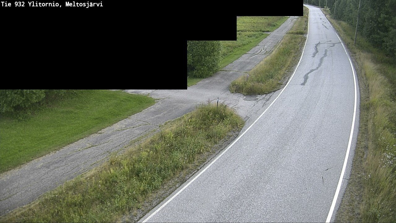 Weather Camera Image Road 932 Ylitornio, Meltosjärv, Ylitornio, Lappi
