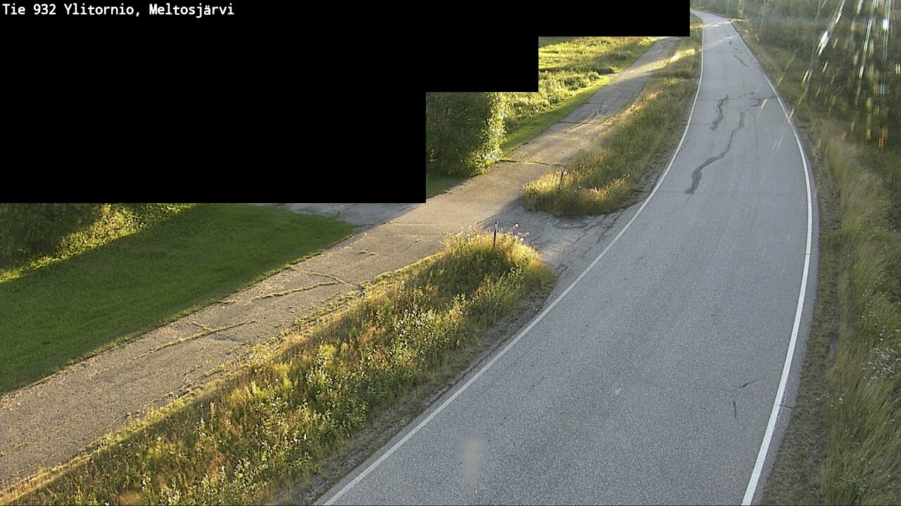 Weather Camera Image Road 932 Ylitornio, Meltosjärv, Ylitornio, Lappi