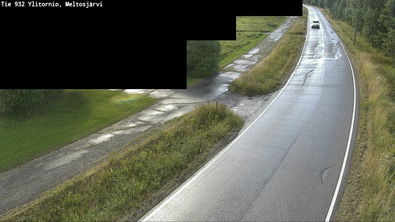 Weather Camera Image Road 932 Ylitornio, Meltosjärv, Ylitornio, Lappi