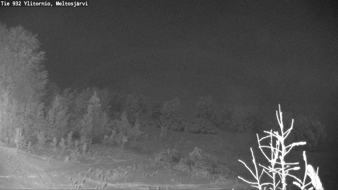 Weather Camera Image Road 932 Ylitornio, Meltosjärv, Ylitornio, Lappi