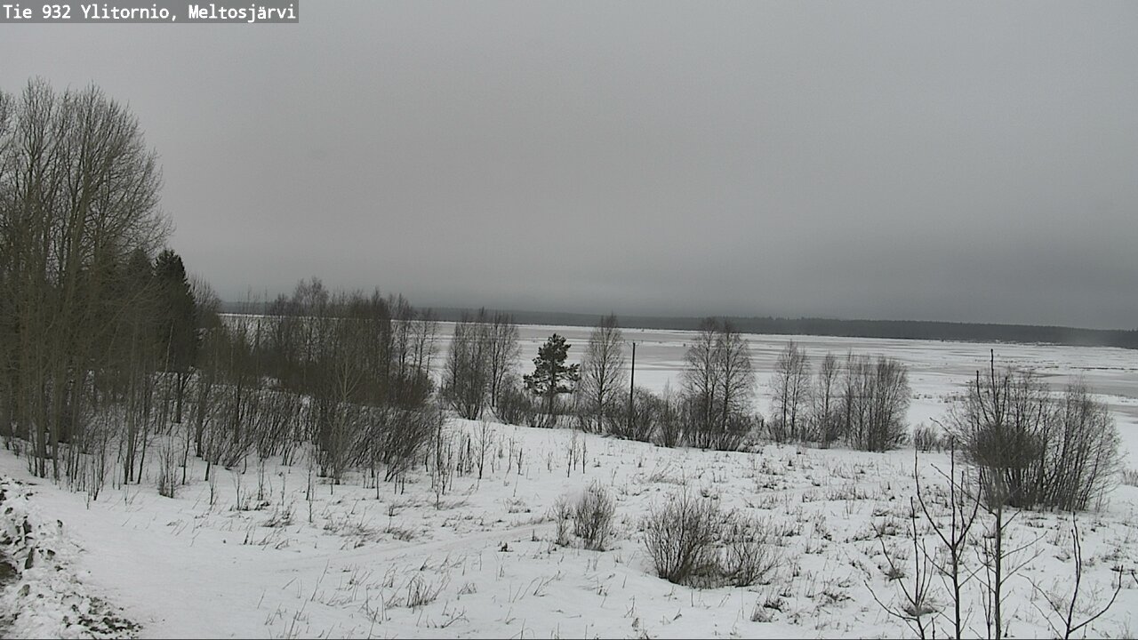 Weather Camera Image Road 932 Ylitornio, Meltosjärv, Ylitornio, Lappi