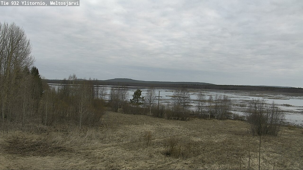 Weather Camera Image Road 932 Ylitornio, Meltosjärv, Ylitornio, Lappi