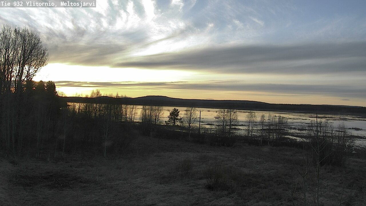Weather Camera Image Väg 932 Övertorneå, Meltosjä, Ylitornio, Lappi