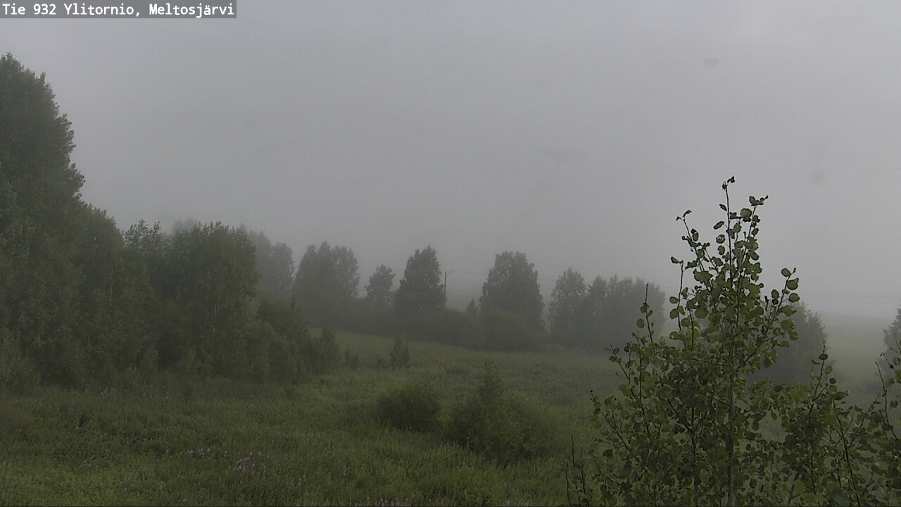 Weather Camera Image Road 932 Ylitornio, Meltosjärv, Ylitornio, Lappi