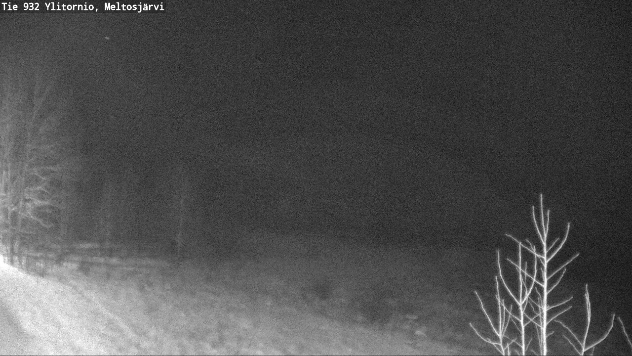 Weather Camera Image Road 932 Ylitornio, Meltosjärv, Ylitornio, Lappi