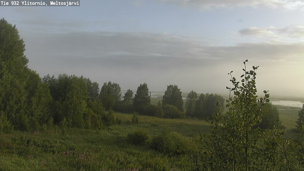Weather Camera Image Road 932 Ylitornio, Meltosjärv, Ylitornio, Lappi