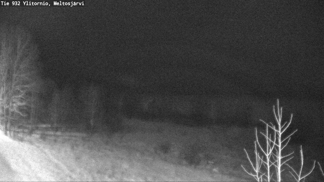 Weather Camera Image Road 932 Ylitornio, Meltosjärv, Ylitornio, Lappi