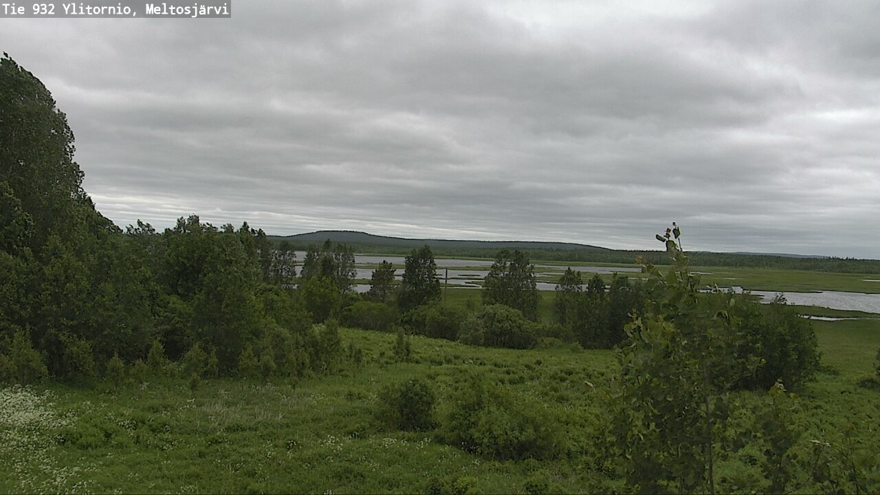 Weather Camera Image Road 932 Ylitornio, Meltosjärv, Ylitornio, Lappi