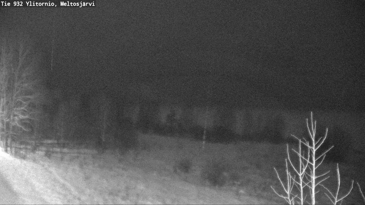 Weather Camera Image Road 932 Ylitornio, Meltosjärv, Ylitornio, Lappi