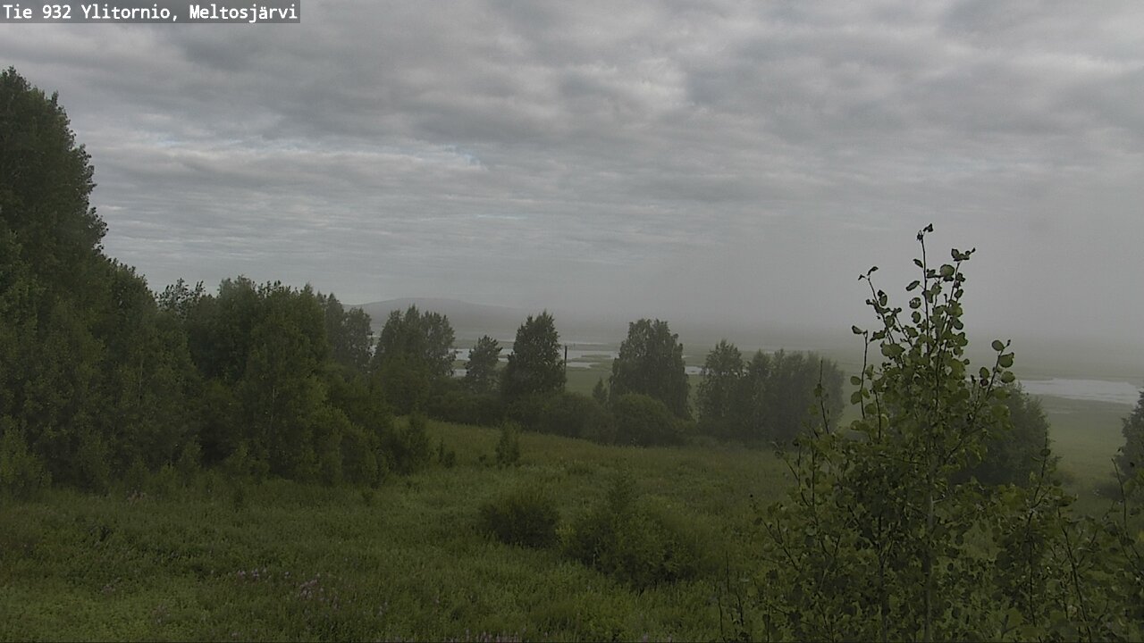 Weather Camera Image Road 932 Ylitornio, Meltosjärv, Ylitornio, Lappi