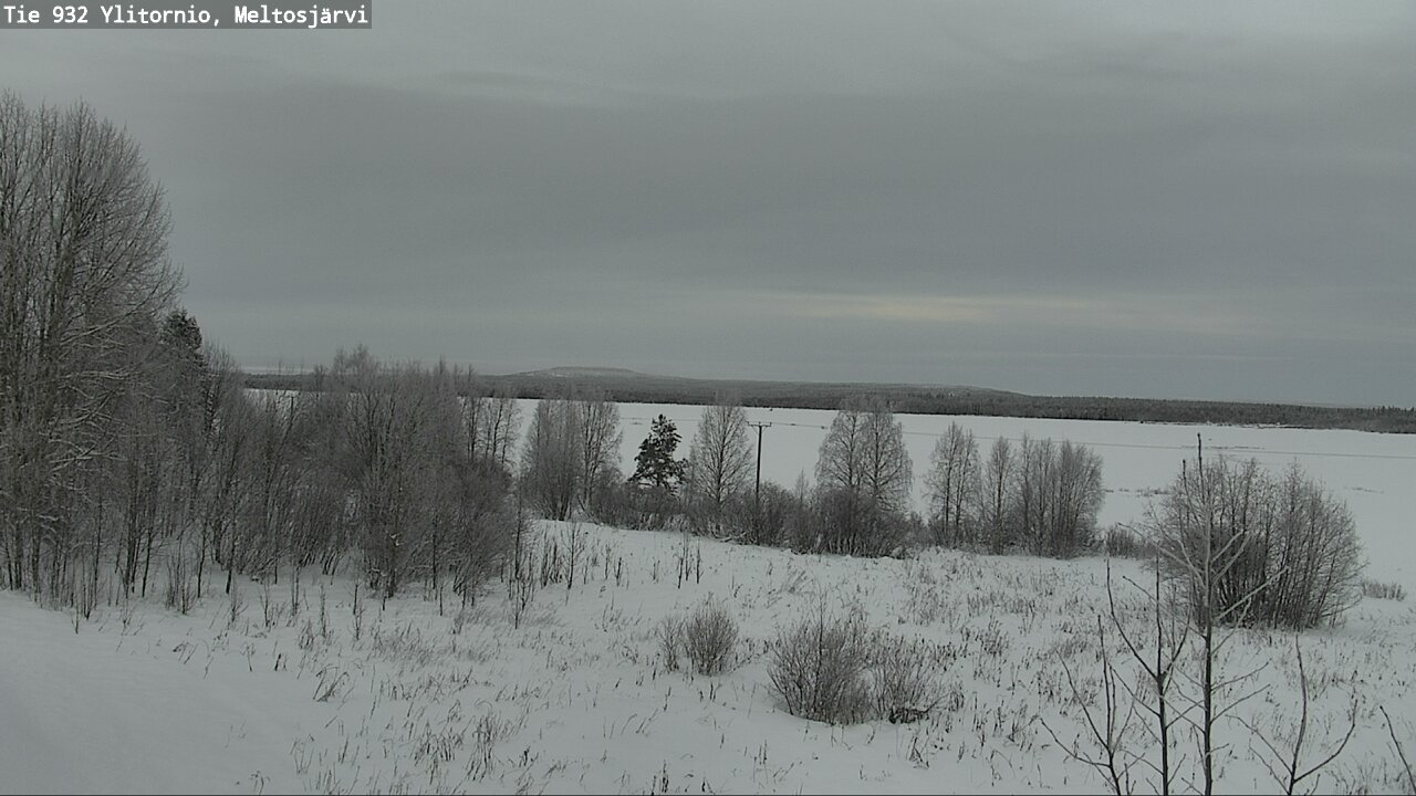 Weather Camera Image Road 932 Ylitornio, Meltosjärv, Ylitornio, Lappi