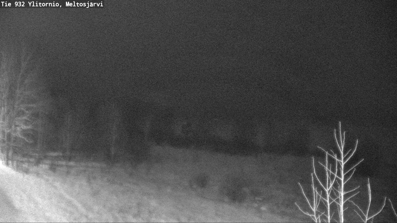 Weather Camera Image Road 932 Ylitornio, Meltosjärv, Ylitornio, Lappi