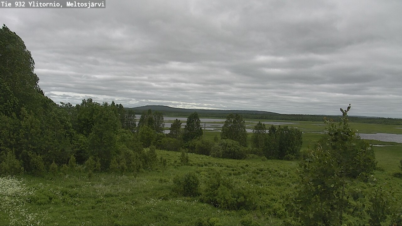 Weather Camera Image Road 932 Ylitornio, Meltosjärv, Ylitornio, Lappi