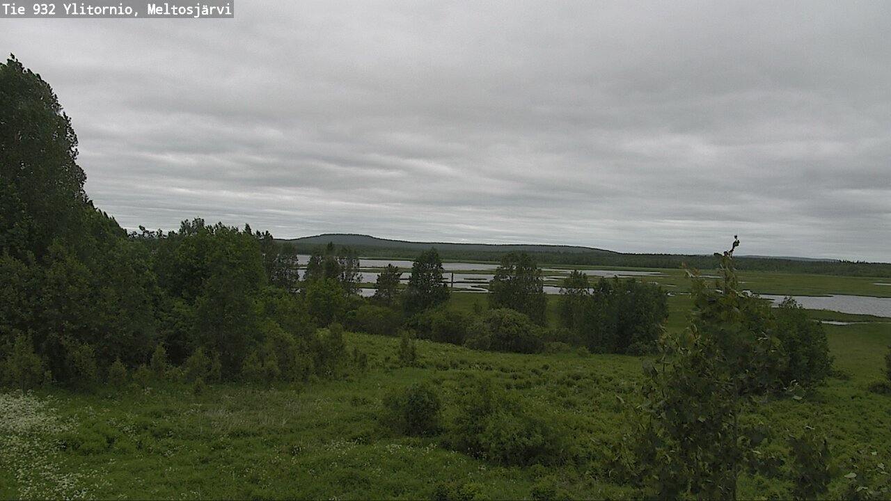 Weather Camera Image Road 932 Ylitornio, Meltosjärv, Ylitornio, Lappi