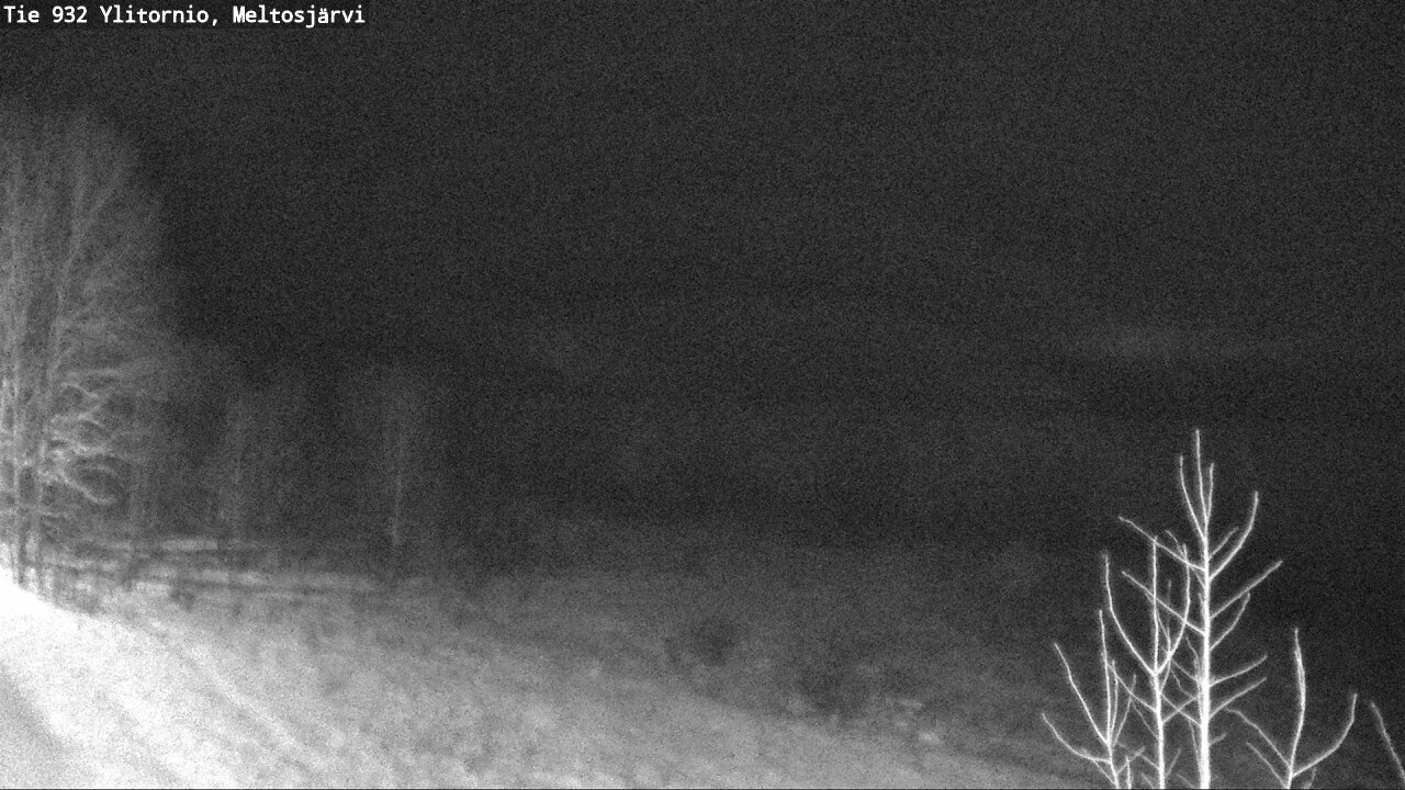 Weather Camera Image Road 932 Ylitornio, Meltosjärv, Ylitornio, Lappi