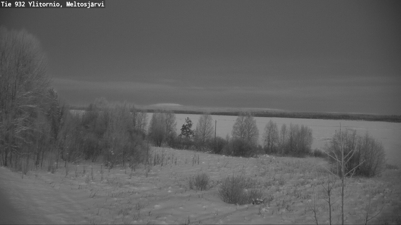 Weather Camera Image Road 932 Ylitornio, Meltosjärv, Ylitornio, Lappi