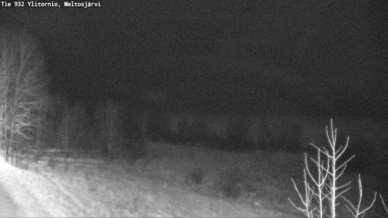 Weather Camera Image Road 932 Ylitornio, Meltosjärv, Ylitornio, Lappi