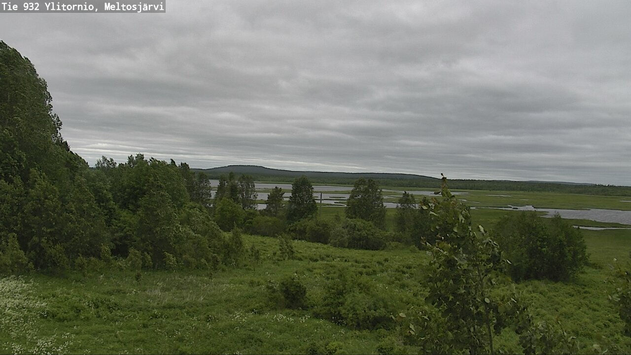 Weather Camera Image Road 932 Ylitornio, Meltosjärv, Ylitornio, Lappi