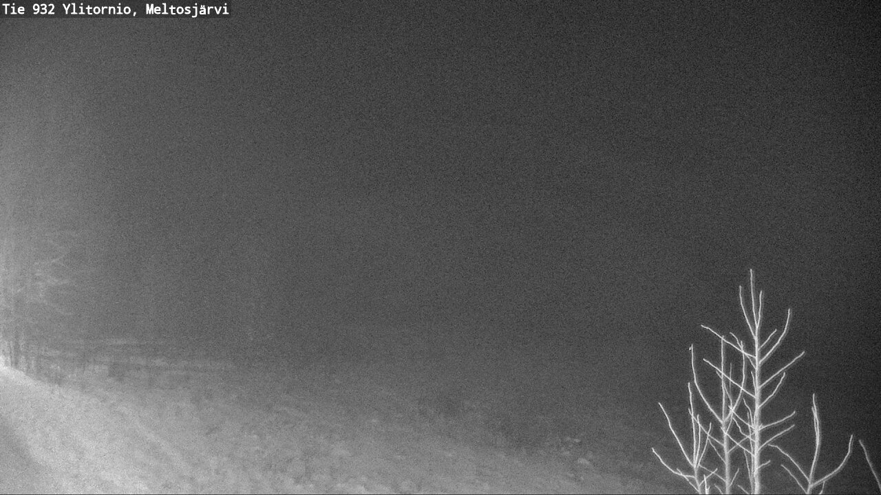 Weather Camera Image Road 932 Ylitornio, Meltosjärv, Ylitornio, Lappi