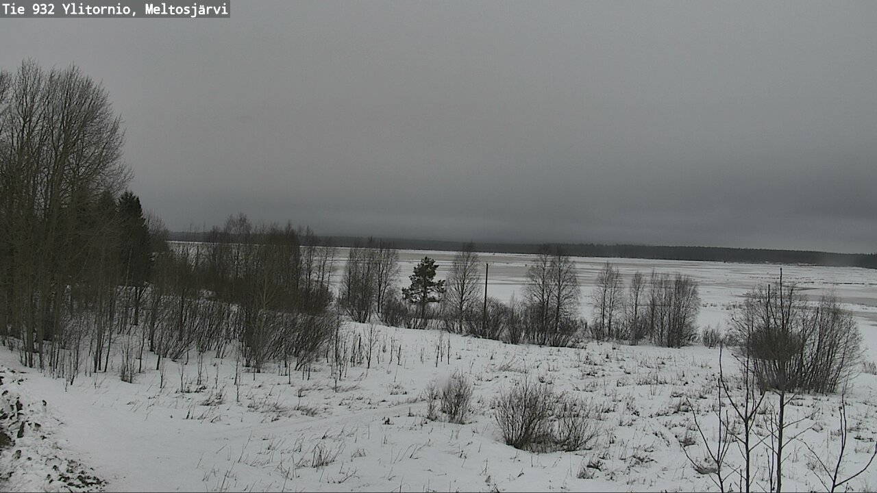 Weather Camera Image Road 932 Ylitornio, Meltosjärv, Ylitornio, Lappi