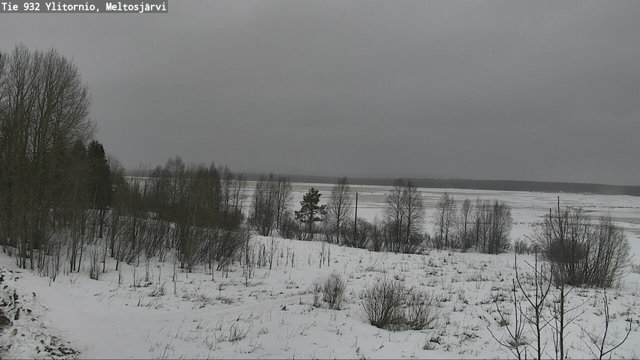 Weather Camera Image Road 932 Ylitornio, Meltosjärv, Ylitornio, Lappi