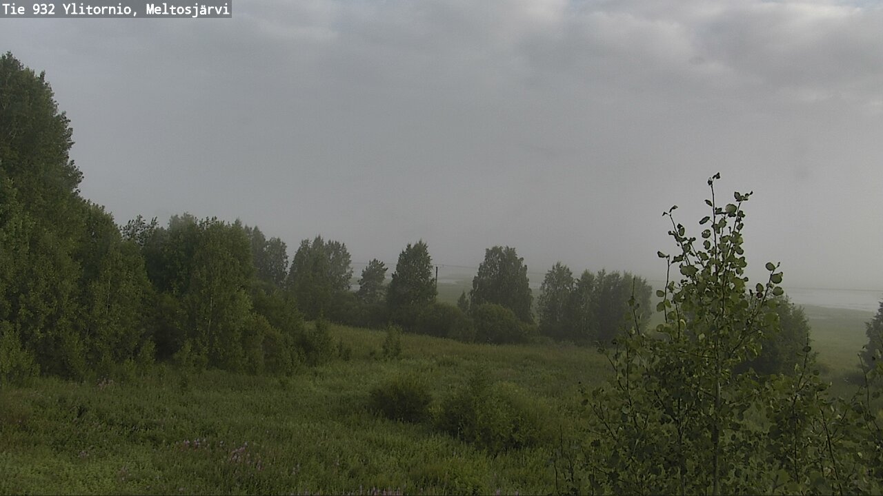Weather Camera Image Road 932 Ylitornio, Meltosjärv, Ylitornio, Lappi