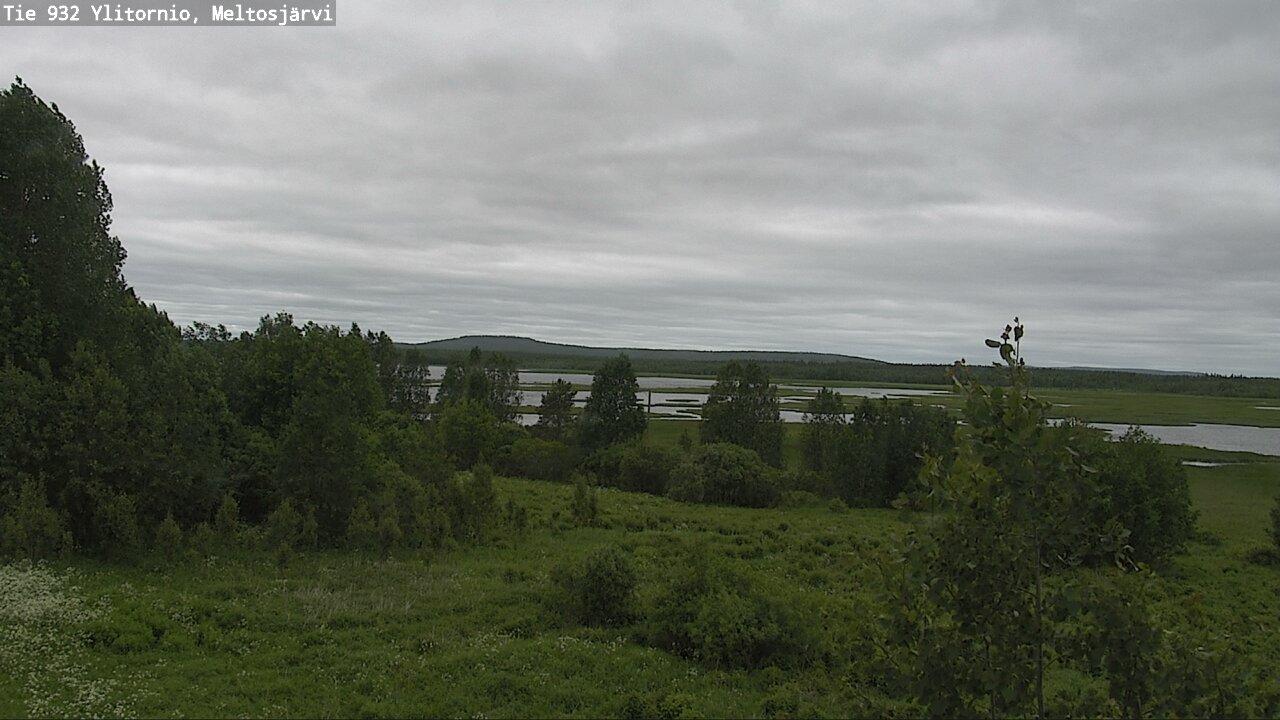 Weather Camera Image Road 932 Ylitornio, Meltosjärv, Ylitornio, Lappi