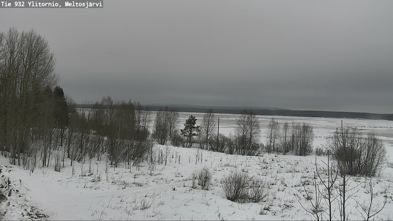 Weather Camera Image Road 932 Ylitornio, Meltosjärv, Ylitornio, Lappi