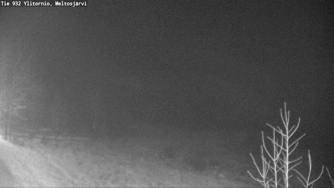 Weather Camera Image Road 932 Ylitornio, Meltosjärv, Ylitornio, Lappi
