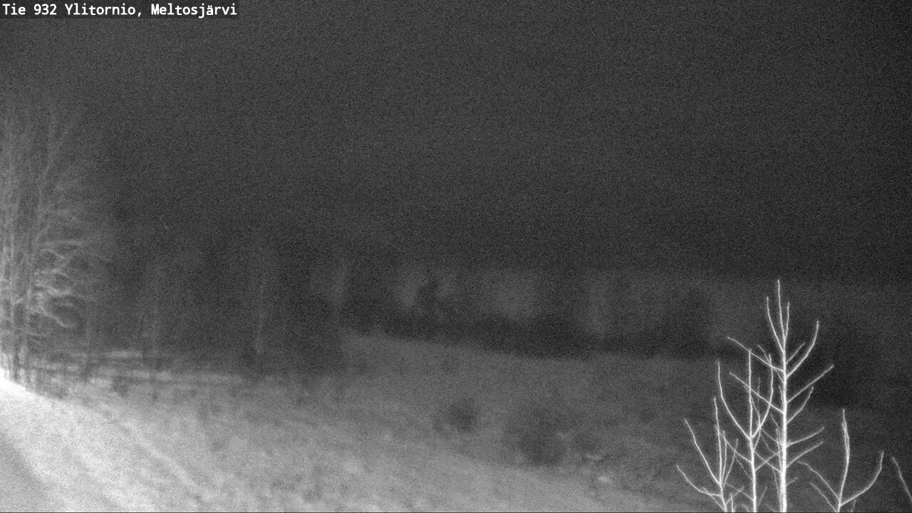 Weather Camera Image Road 932 Ylitornio, Meltosjärv, Ylitornio, Lappi