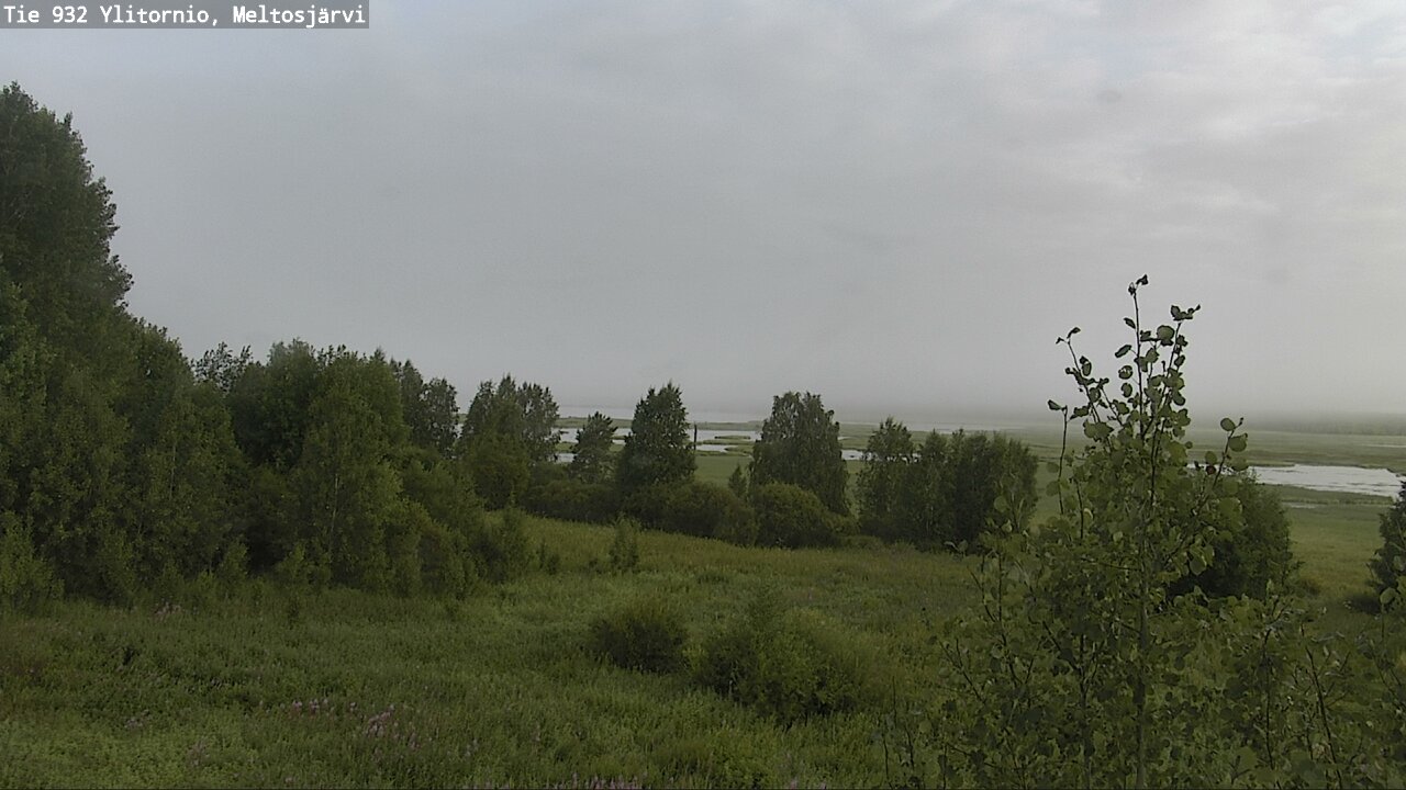 Weather Camera Image Road 932 Ylitornio, Meltosjärv, Ylitornio, Lappi