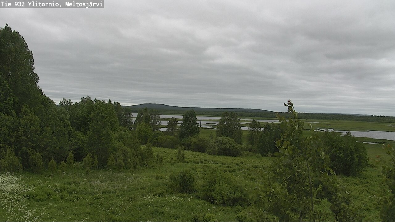 Weather Camera Image Road 932 Ylitornio, Meltosjärv, Ylitornio, Lappi