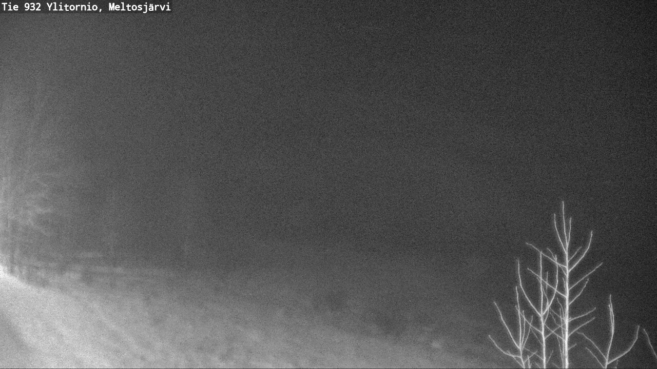 Weather Camera Image Road 932 Ylitornio, Meltosjärv, Ylitornio, Lappi