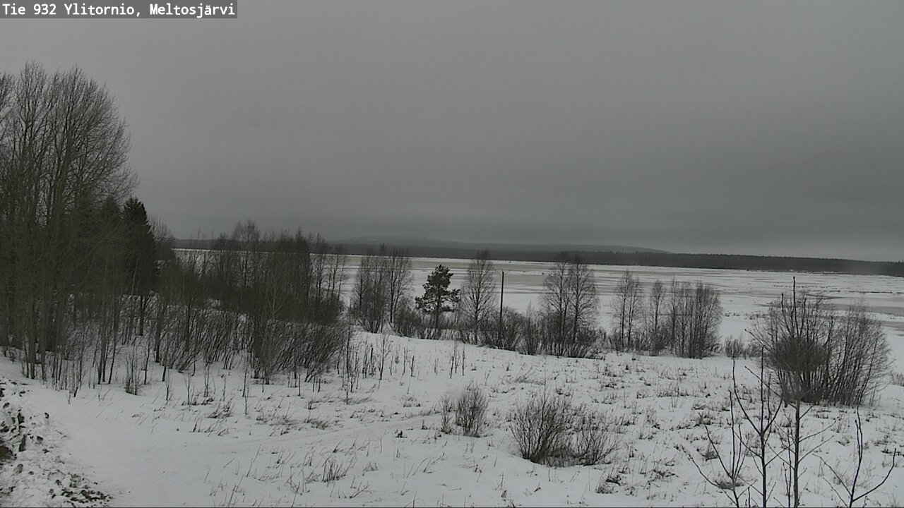 Weather Camera Image Road 932 Ylitornio, Meltosjärv, Ylitornio, Lappi