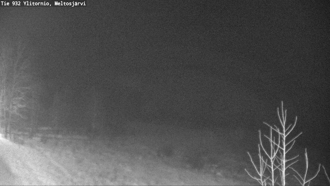 Weather Camera Image Road 932 Ylitornio, Meltosjärv, Ylitornio, Lappi