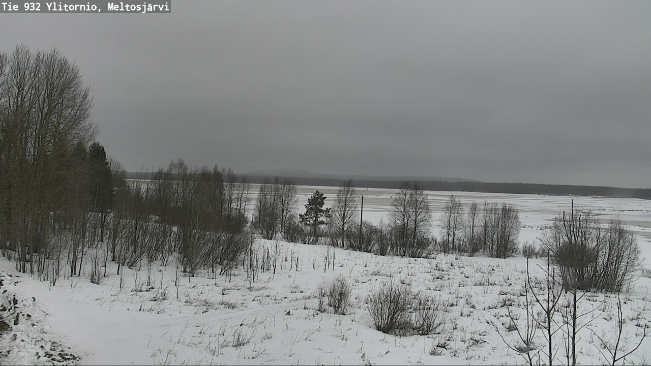 Weather Camera Image Road 932 Ylitornio, Meltosjärv, Ylitornio, Lappi