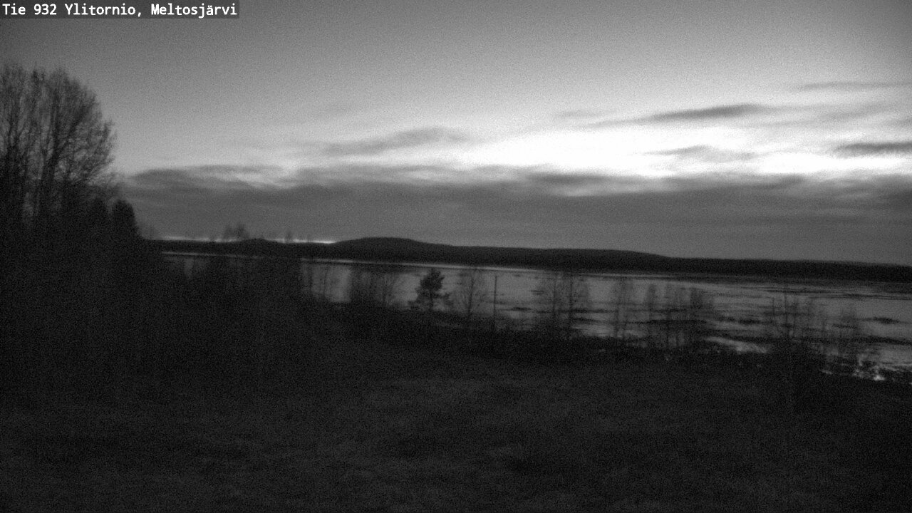 Weather Camera Image Road 932 Ylitornio, Meltosjärv, Ylitornio, Lappi