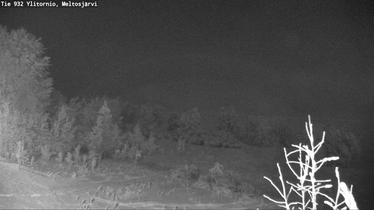 Weather Camera Image Road 932 Ylitornio, Meltosjärv, Ylitornio, Lappi