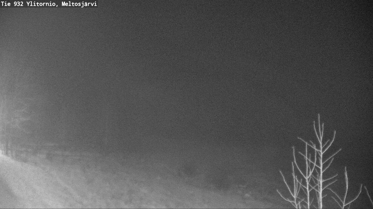Weather Camera Image Road 932 Ylitornio, Meltosjärv, Ylitornio, Lappi