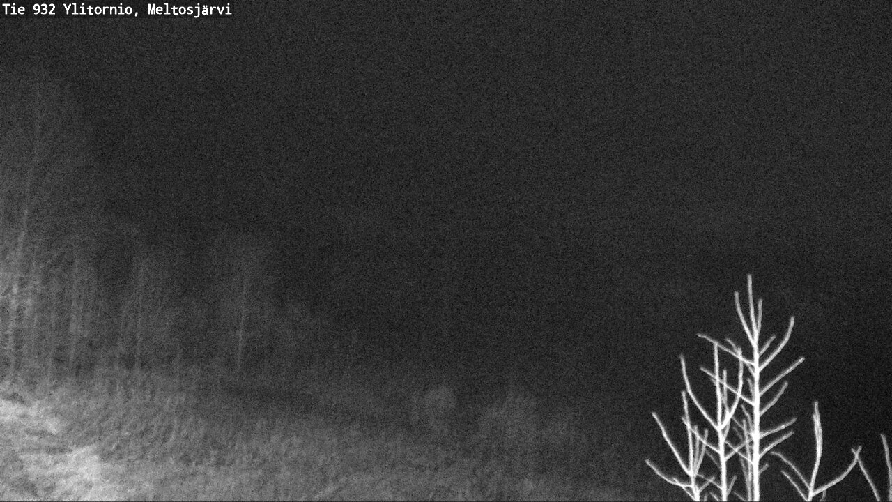 Weather Camera Image Väg 932 Övertorneå, Meltosjä, Ylitornio, Lappi