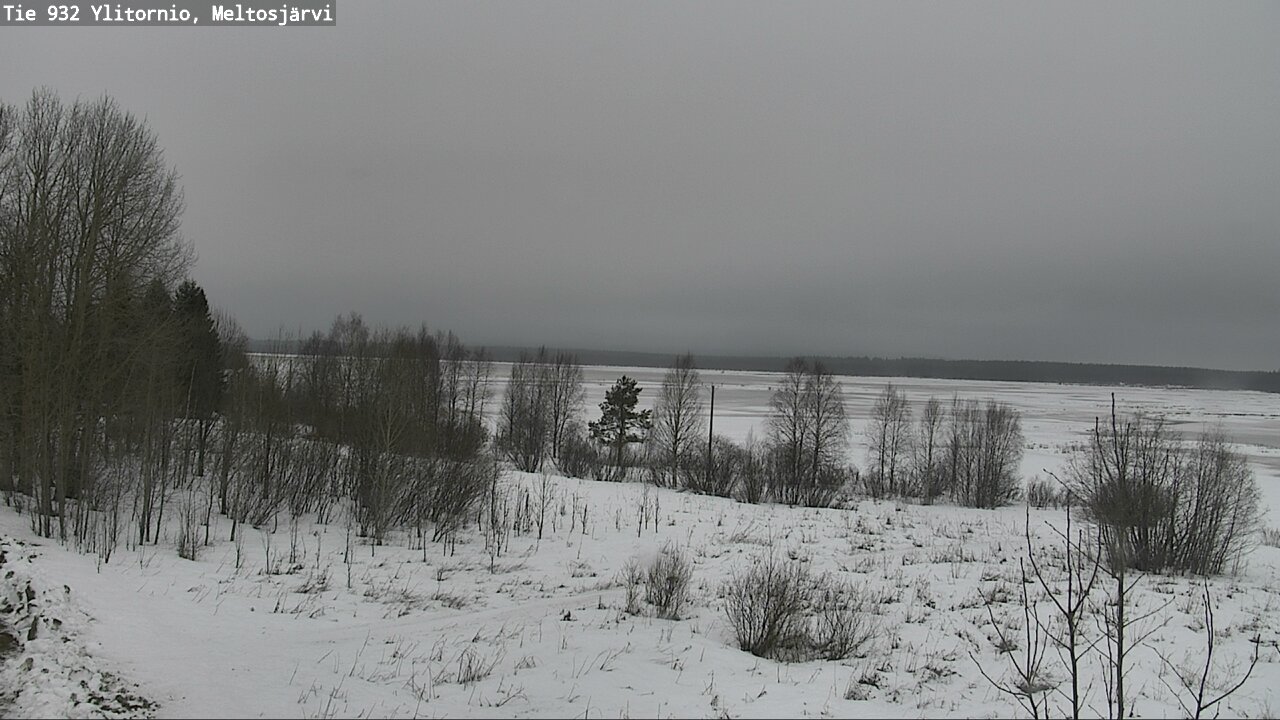 Weather Camera Image Road 932 Ylitornio, Meltosjärv, Ylitornio, Lappi