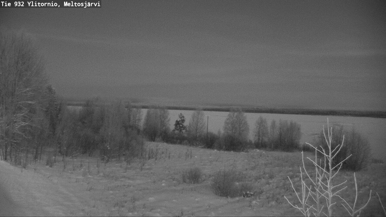 Weather Camera Image Road 932 Ylitornio, Meltosjärv, Ylitornio, Lappi