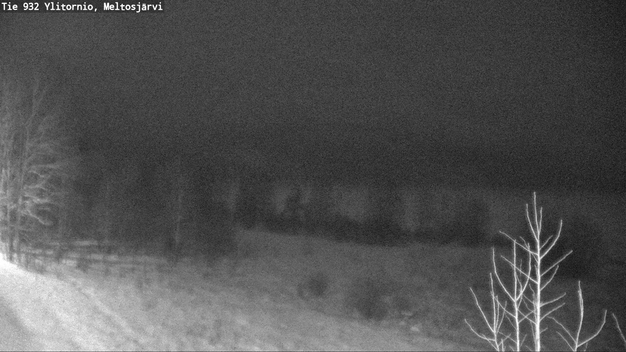 Weather Camera Image Road 932 Ylitornio, Meltosjärv, Ylitornio, Lappi
