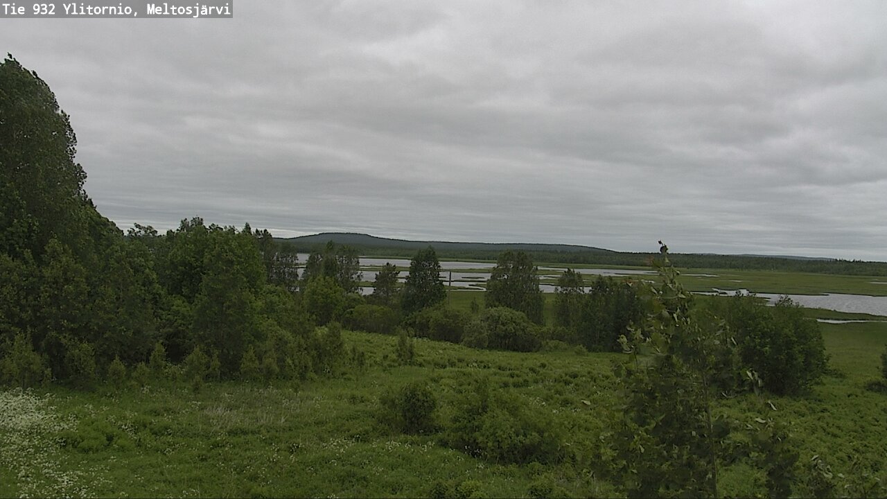 Weather Camera Image Road 932 Ylitornio, Meltosjärv, Ylitornio, Lappi