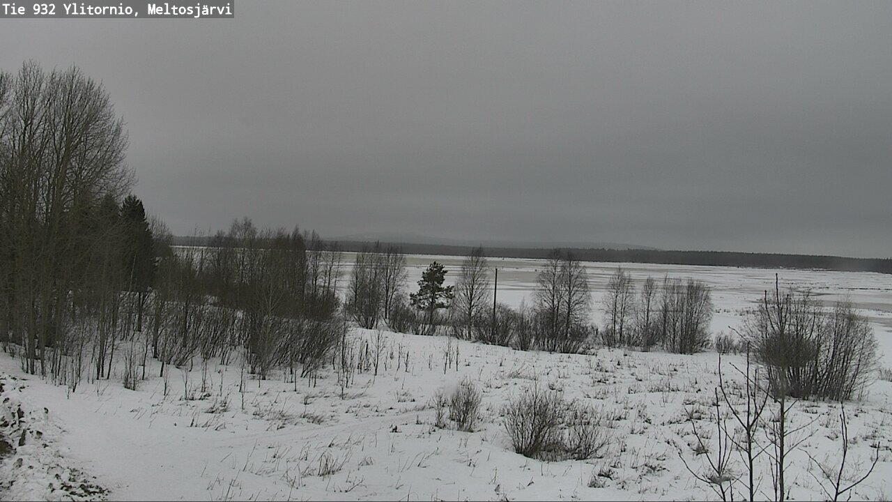 Weather Camera Image Road 932 Ylitornio, Meltosjärv, Ylitornio, Lappi