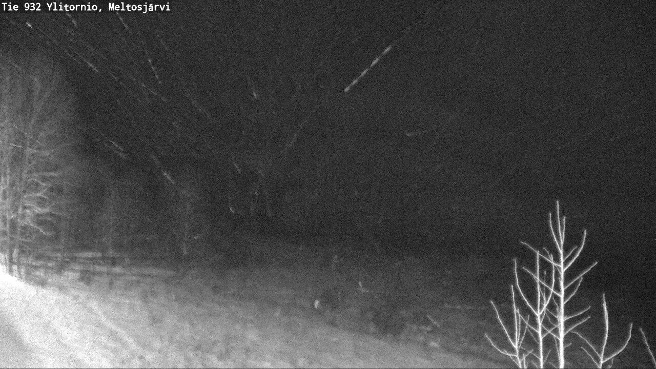 Weather Camera Image Road 932 Ylitornio, Meltosjärv, Ylitornio, Lappi