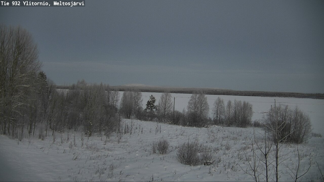Weather Camera Image Road 932 Ylitornio, Meltosjärv, Ylitornio, Lappi