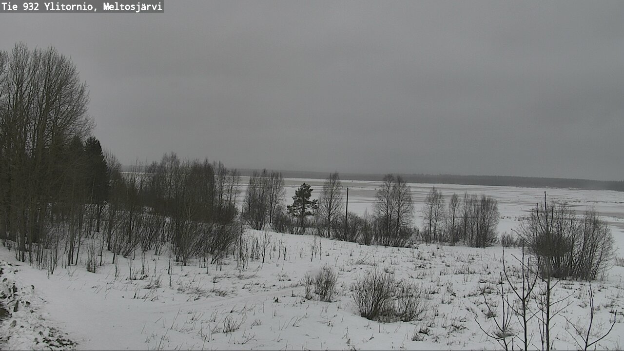 Weather Camera Image Road 932 Ylitornio, Meltosjärv, Ylitornio, Lappi