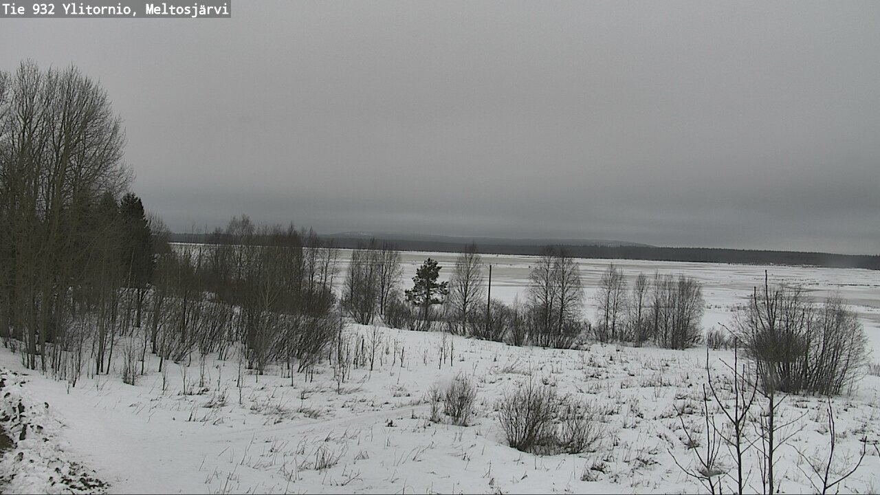 Weather Camera Image Road 932 Ylitornio, Meltosjärv, Ylitornio, Lappi
